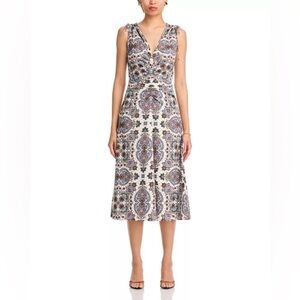 VERONICA BEARD Zia Paisley Midi-Dress